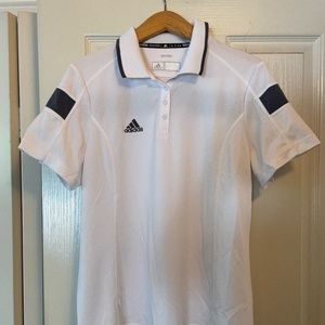Adidas Climalite Polo White  XL